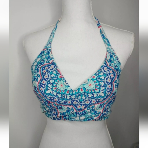 38D/DD Athleta Monaco Bra Cup Wrap Bikini Top 211765 - Picture 2 of 9